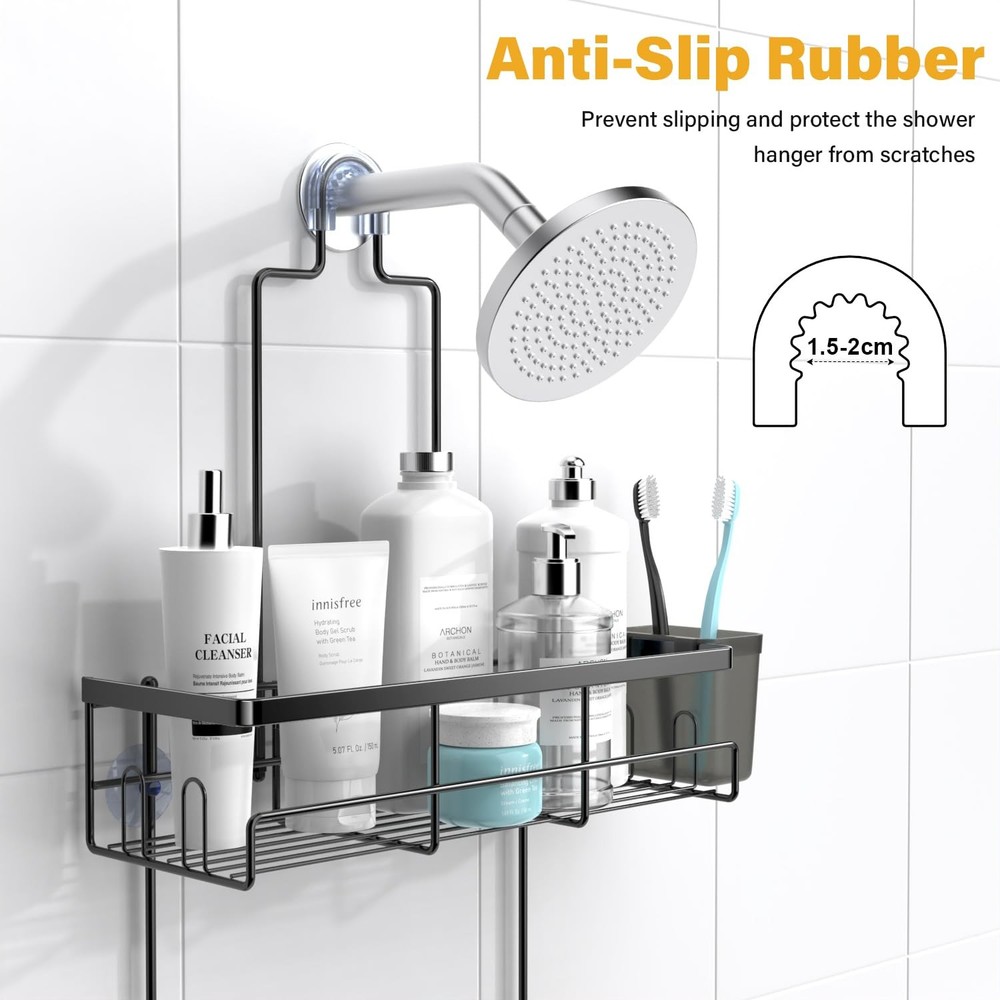 Shower Caddy Hanging Bathroom Organizer: Rustproof Shelf for Inside Shower - ...