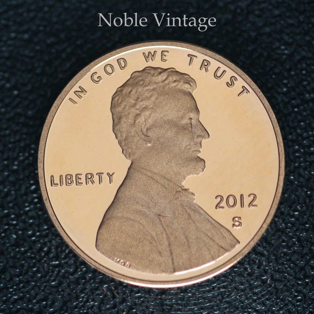 2012 S Proof Lincoln Shield Cent - Penny is From a Proof Set