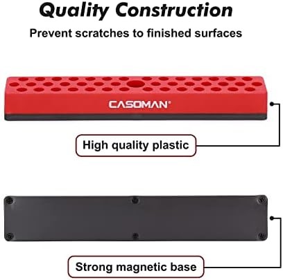 Hex Bit Organizer 43 Hole Magnetic Base Storage Tray