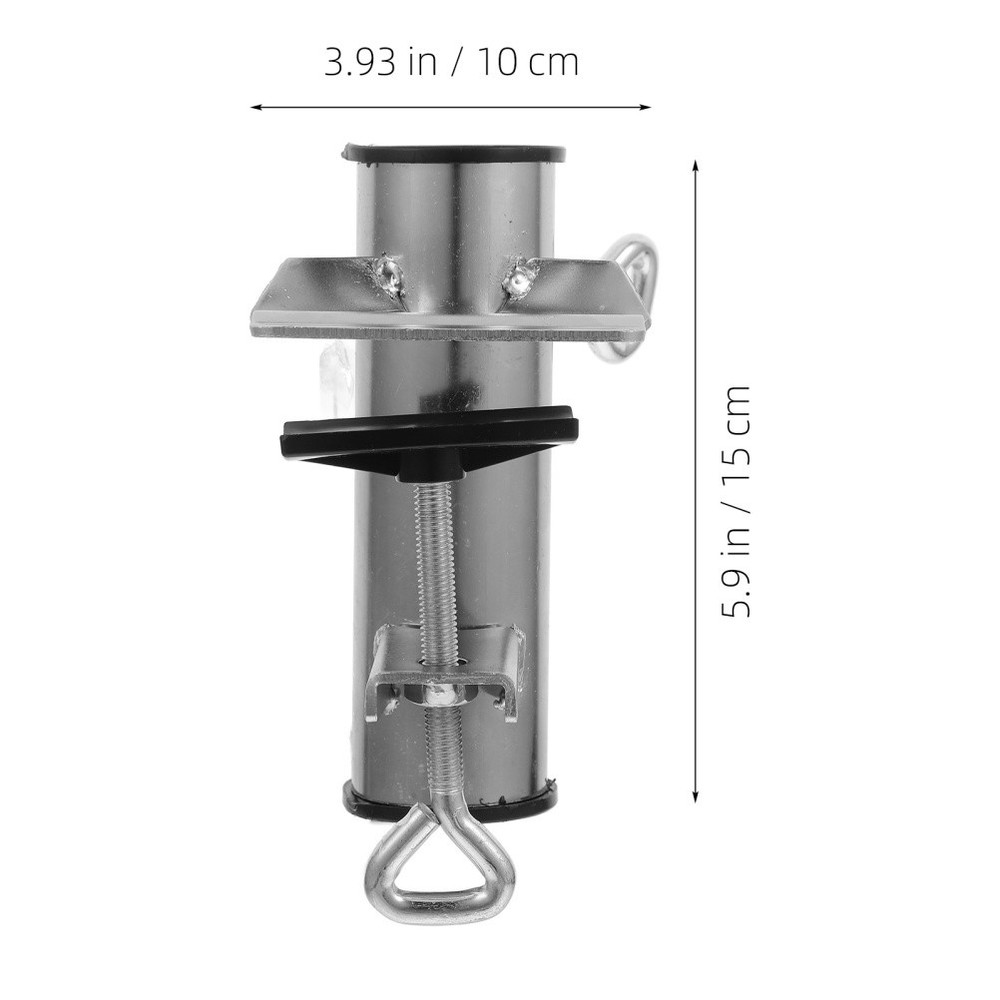 Patio Umbrella Clip Holder Fixed Bracket Parasol Tabletop Mount Clamp