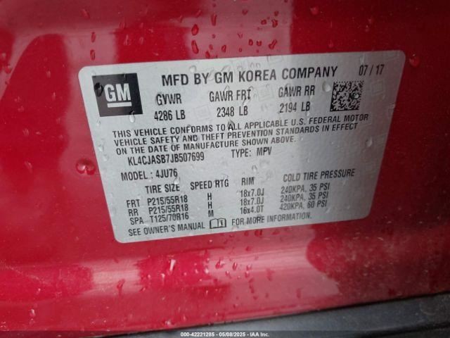 ENCORE 2018 Glove Box 4737303