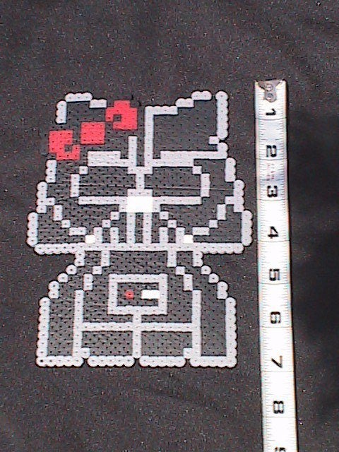 Perler Bead Wall Art - Hello Kitty Darth Vader