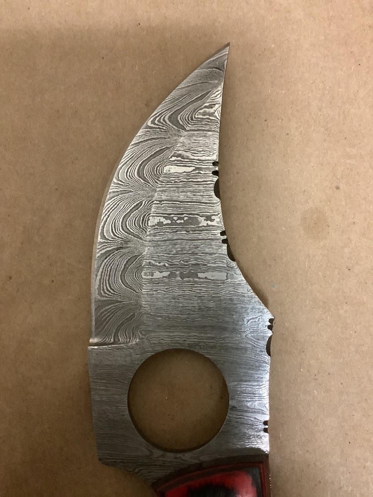 DAMASCUS RED HANDLE SKINNER (G29009403)