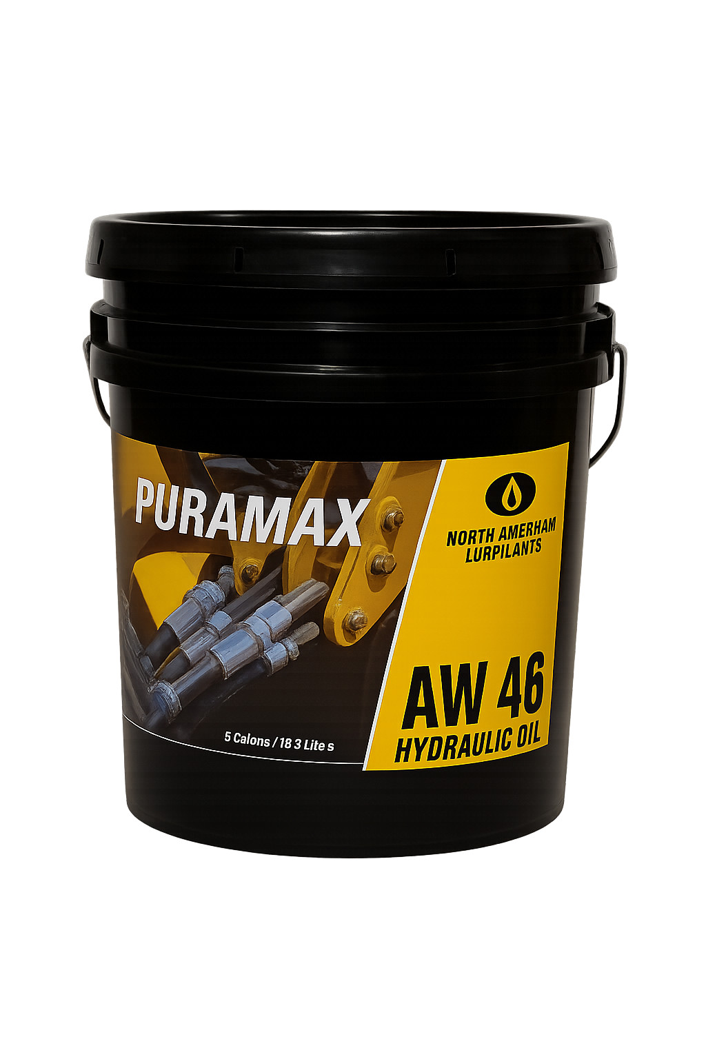 North American Lubricants PURAMAX AW-46 Hydraulic Oil, 1 - 5 Gallon Pail