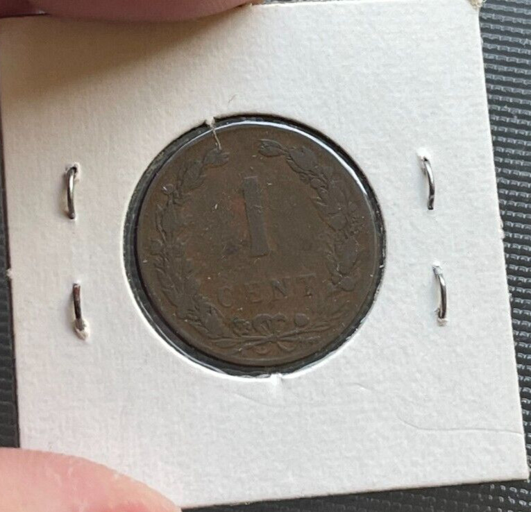 1904 Netherlands 1 One Cent