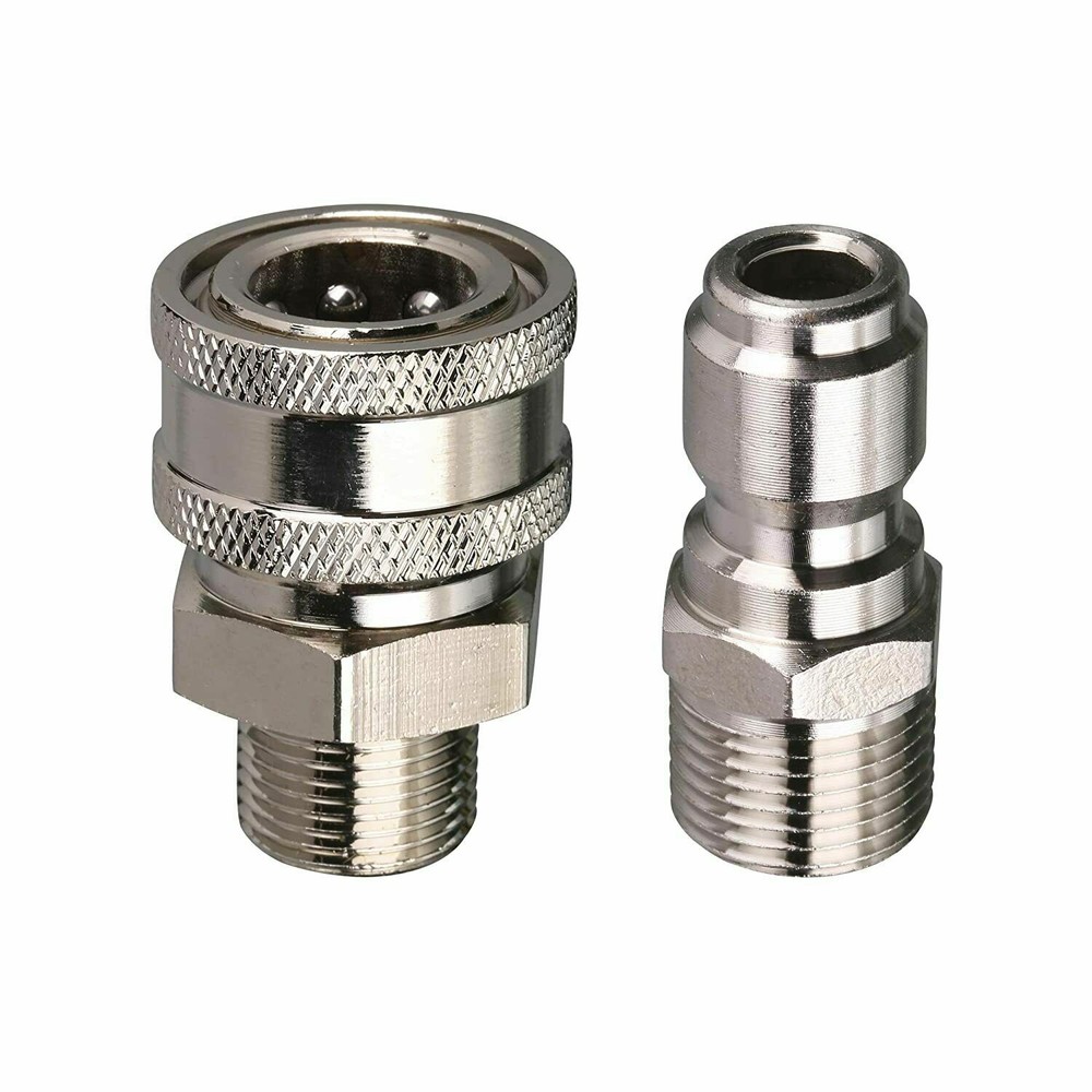 10pcs Pressure Washer Adapter Set, Quick Connect Kit, 3/8’’ Male Thread Fitting