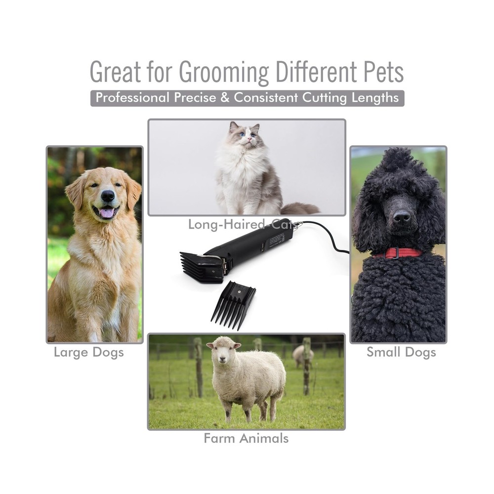 4 Sizes Professional Universal Animal Clipper Replacement Attachmen... Fast Ship