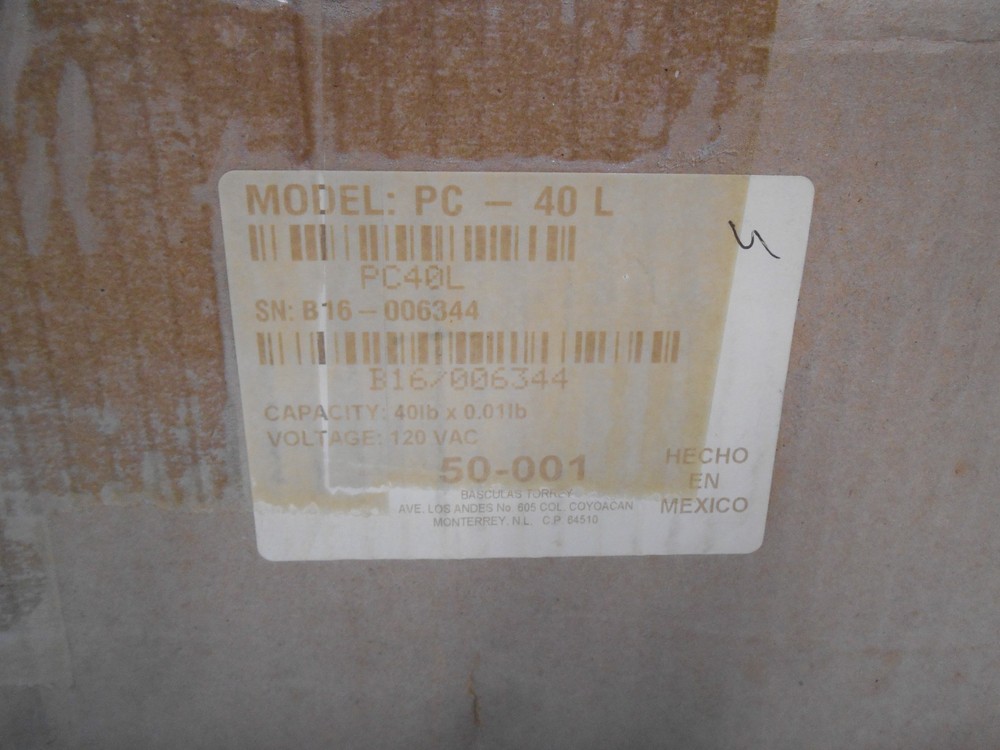 Tor-rey PC-40L, 40 x .01 lb Price Computing Scale ~ New