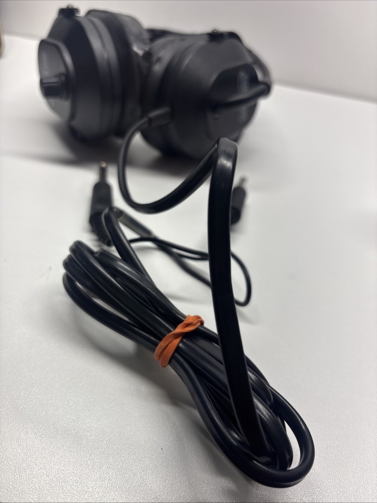 Echelon Telex Aviation Headset Dual Plug Tested Working