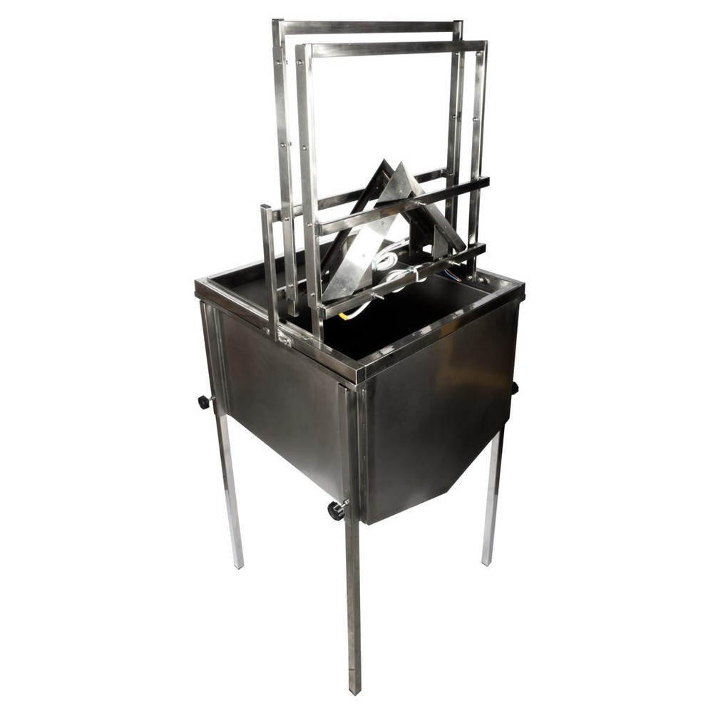 Varomorus 12V Double-Knife Frame Uncapping Machine with Hopper Stainless Steel
