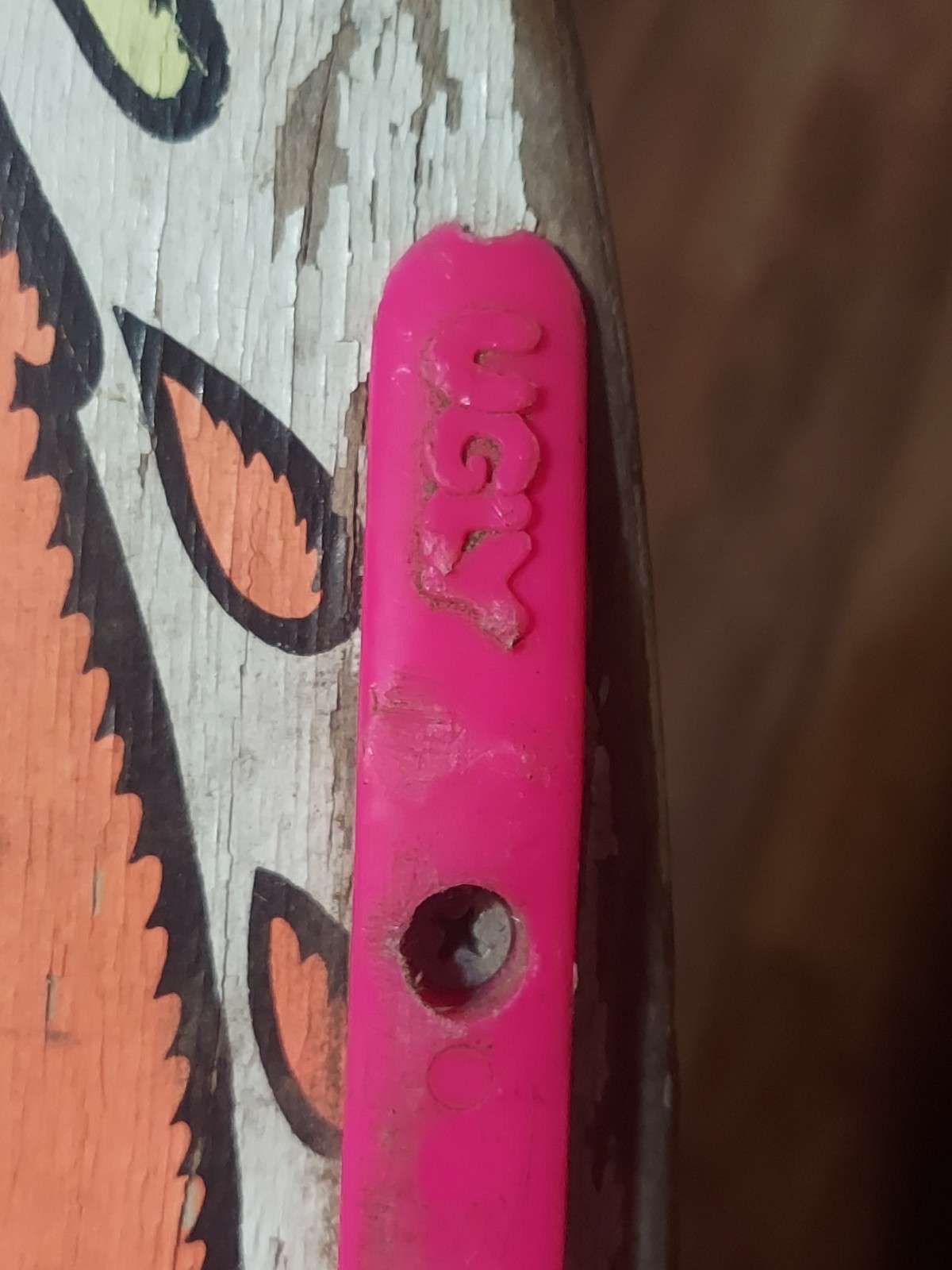 Vintage 80s OG Santa Cruz Slasher Skateboard 1980s Independent And Venture Truck