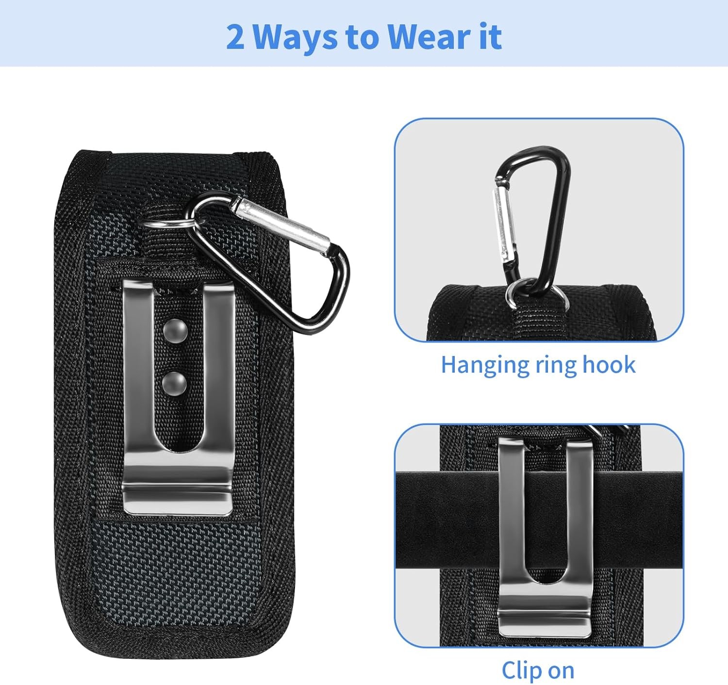 Multitool Sheath EDC Pouch Case Belt Clip Tool Holder Bag Camping Hiking Pocket