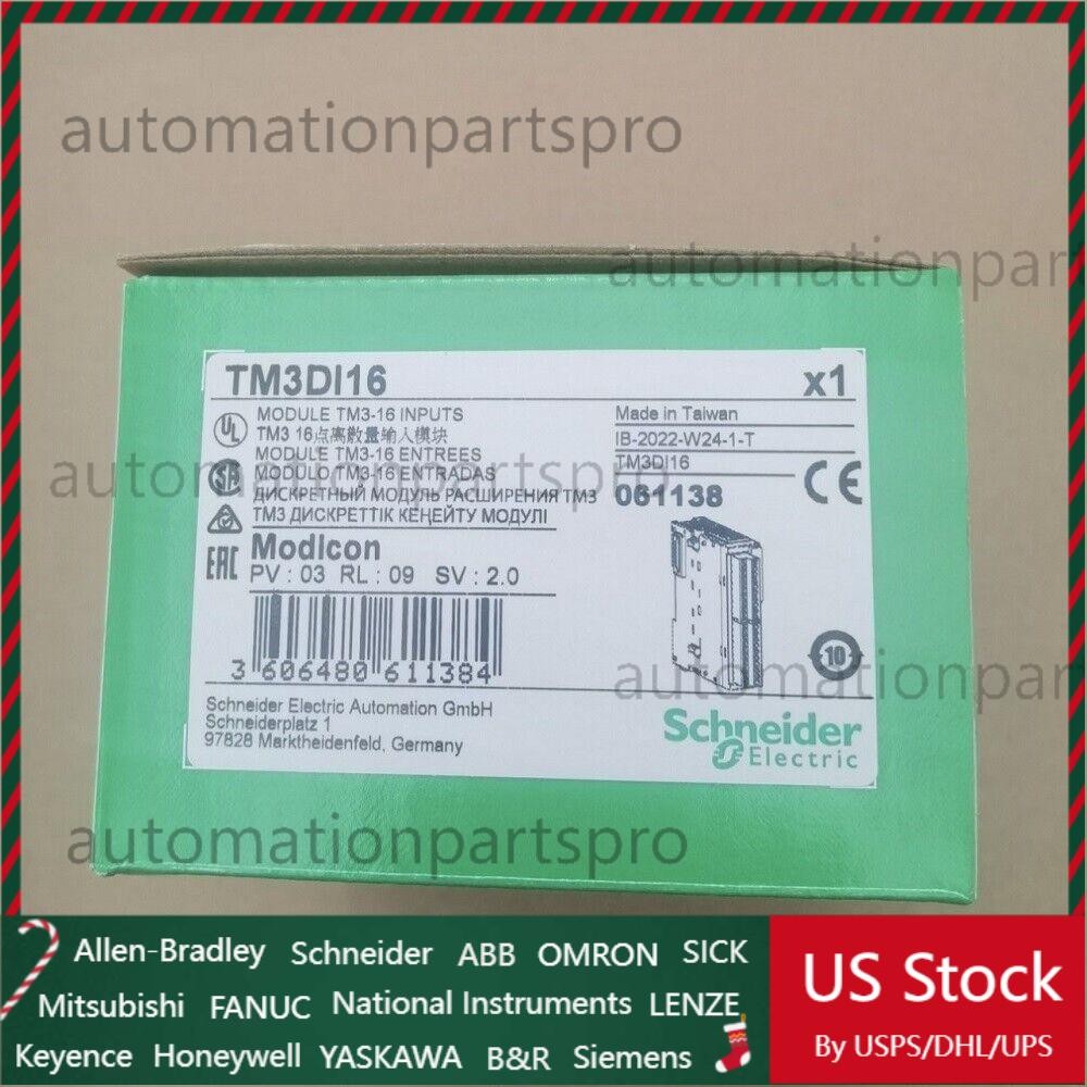 New SCHNEIDER TM3DI16 PLC Input Module In Box