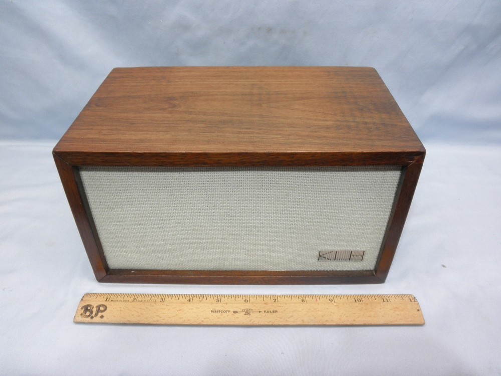 Exceptional 1960s KLH Model Eight Solid Walnut Speaker Only- RADIOORPHANAGE