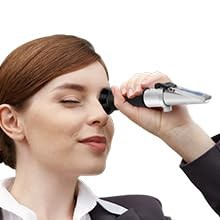 Honey Refractometer with ATC - Measures Refractometer, Black