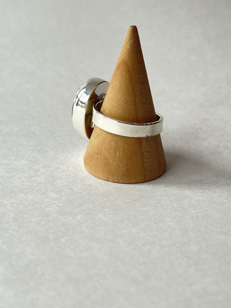 Talavera Design Ring 925 Sterling Silver Artisan Handmade