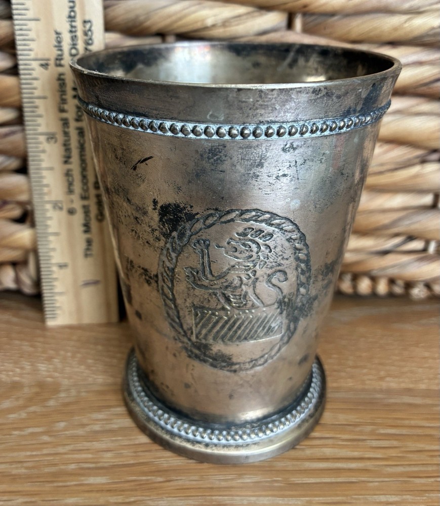 VTG Julep Cup Silverplate Jim Marvin Collection Made in India