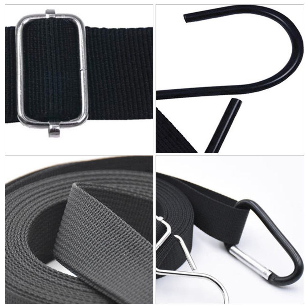 2 Pcs 4.4m Straps Wind Protector Elastic Adjustable Rope Protect Rope