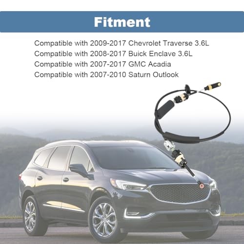 Automatic Transmission Shift Cable Compatible with Chevy Traverse Buick