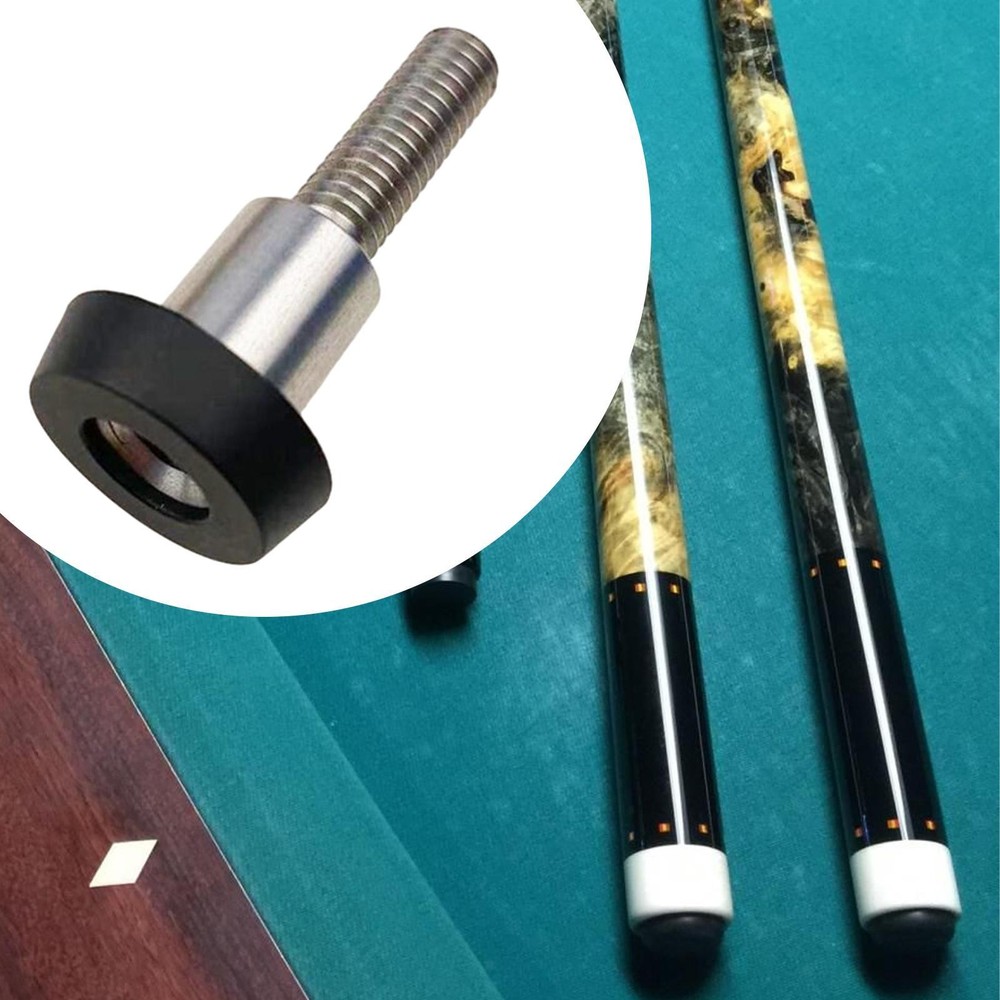 Billiard Cue Extension Plug Billiard Back Plug Screw Training Protective New