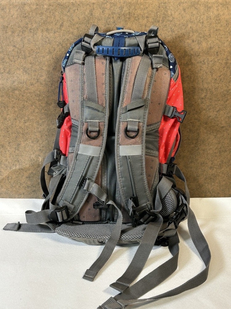 Coleman Hydration Backpack With Compass, Binoculars, Thermometer, Sunglasses EUC