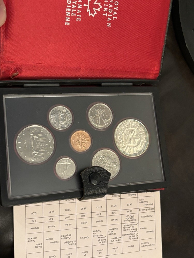 1978 CANADA PROOF SET with SILVER DOLLAR
