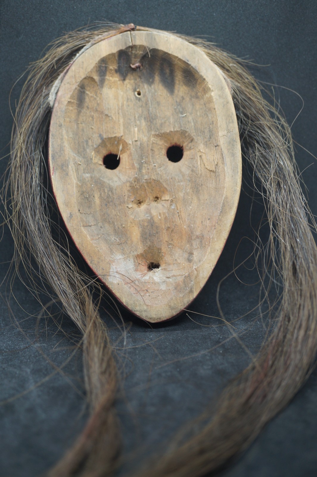 215# Antique, Sacred, False Face Iroquois Mask – Ritually Used