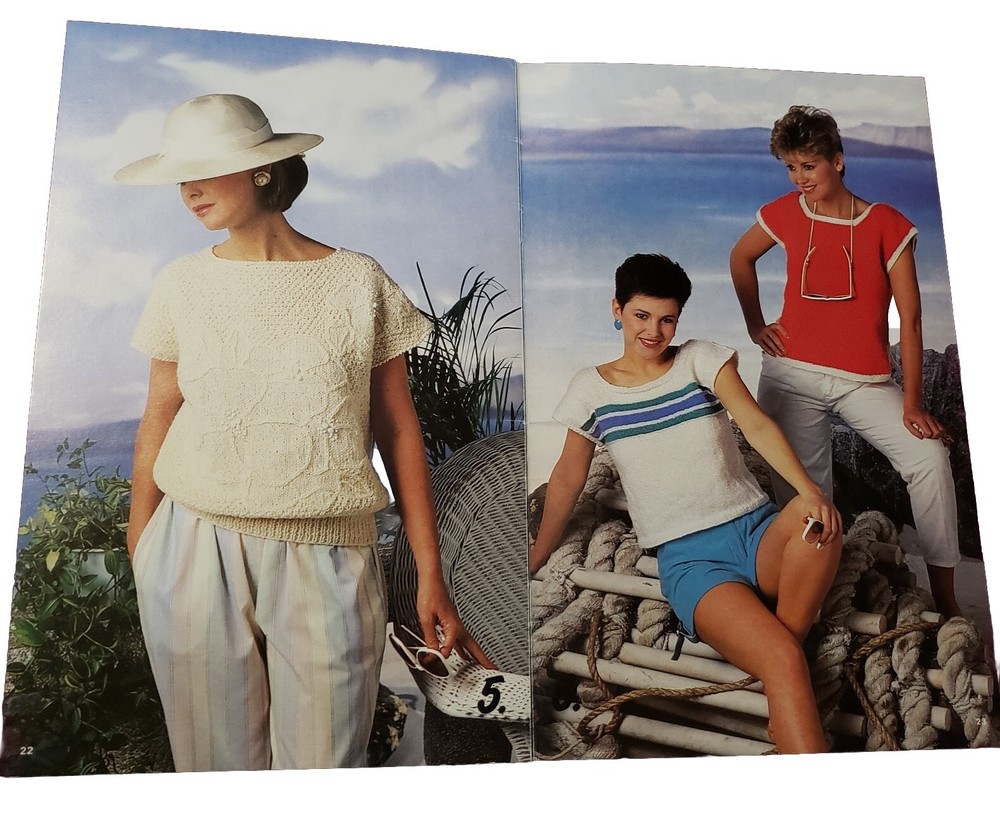 Patrons Beehive Bright & Beautiful Knit Crochet Pattern Leaflet Spring Summer