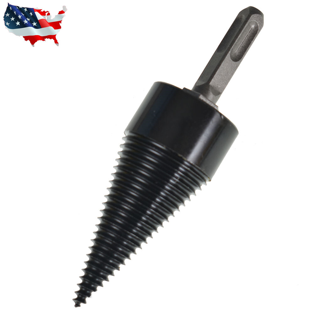 Hex+Square+Round 42mm Firewood Log Splitter Drill Bit Set 3pcs Removable