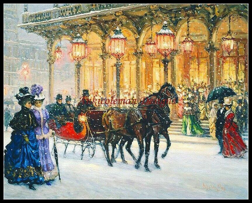 Summer Romance - Counted Cross Stitch Pattern- Chart Needlework DIY