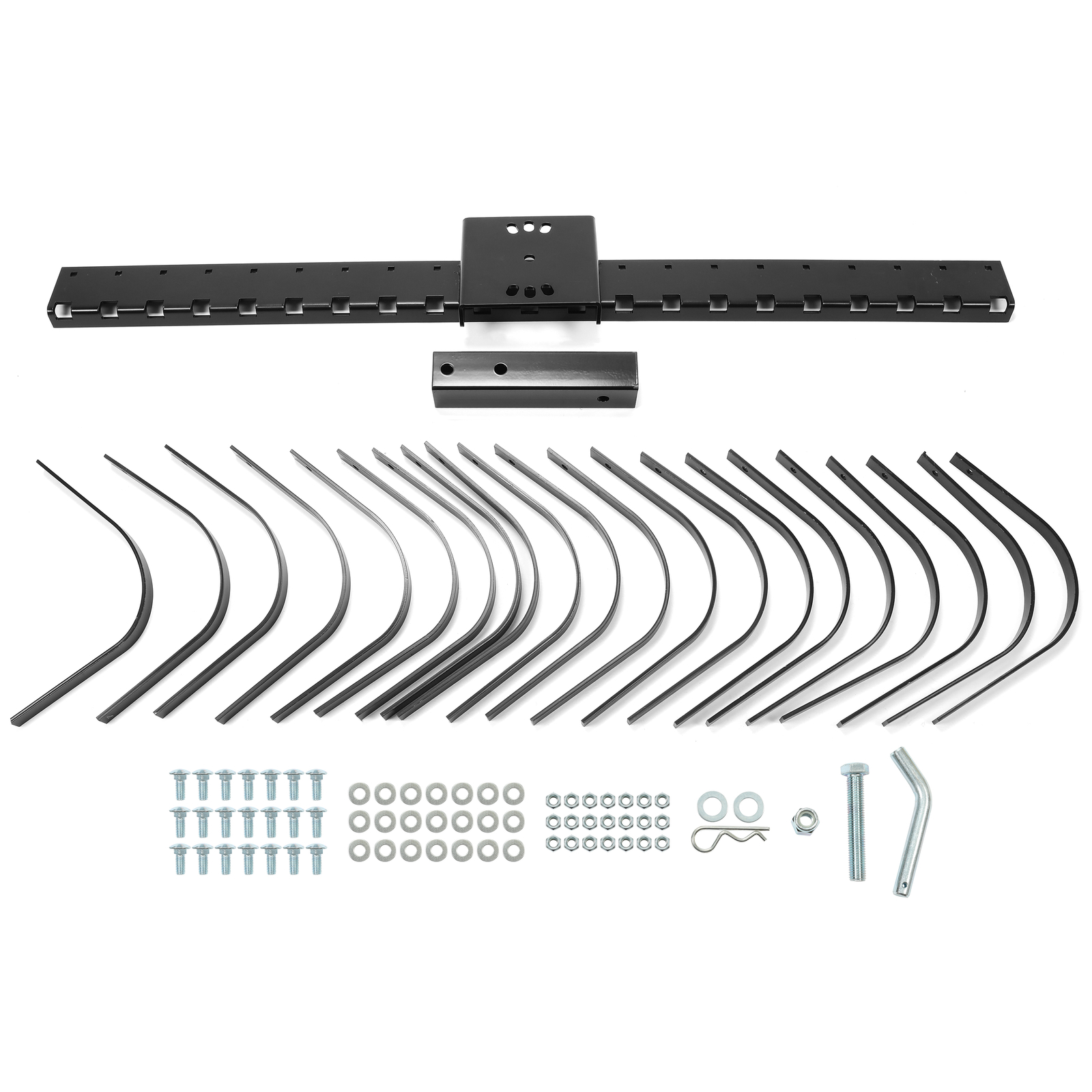 3 Point Landscape Rake 5' For ATV UTV SXS Compact Tractors 2" Hitch Receiver