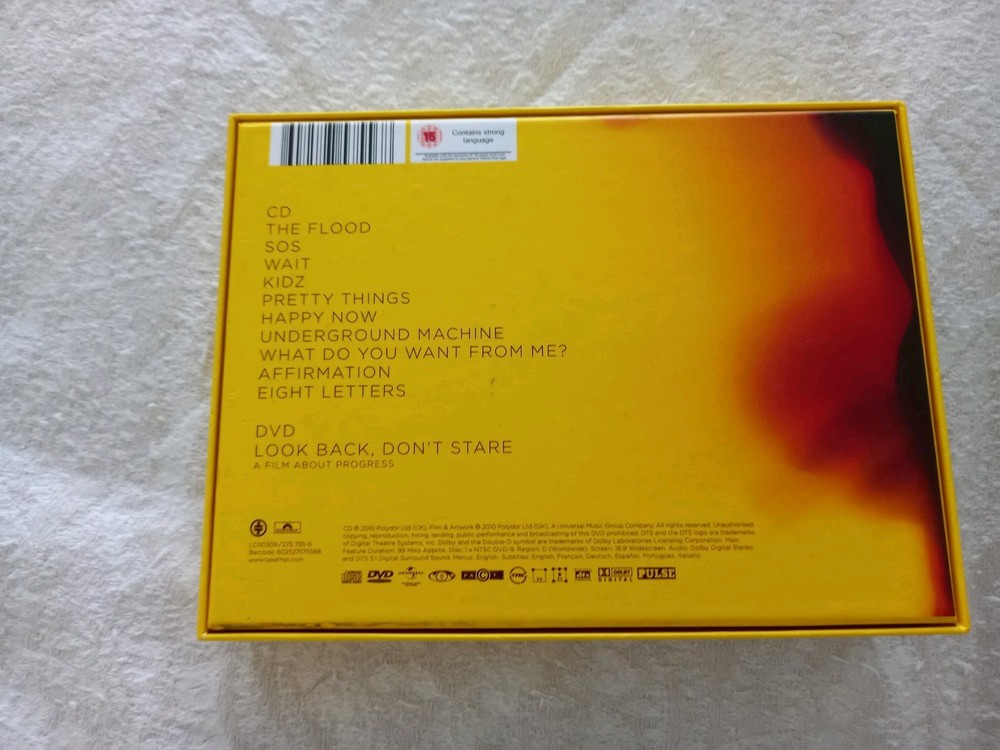 Take That Progress limited edition CD/DVD box set (2010)