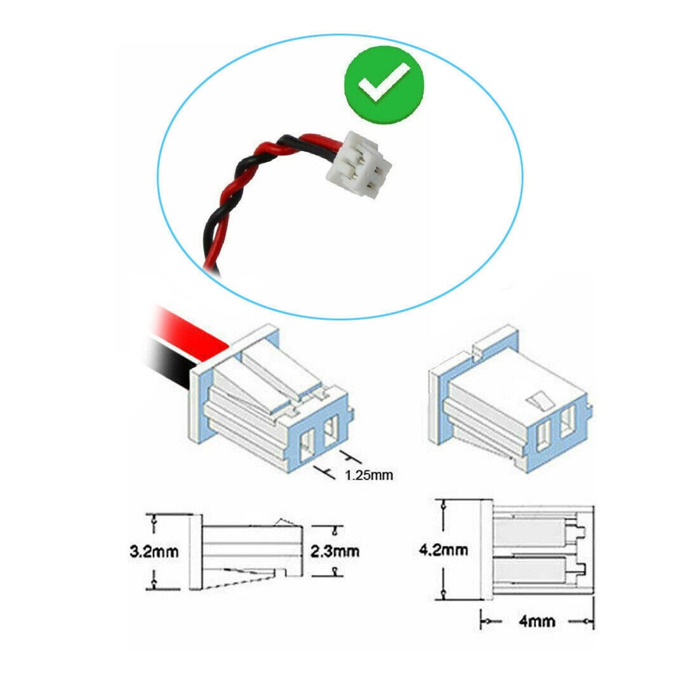2x CMOS BIOS Battery for Dell E5420 E5430 E5440 E5450 E5470 E5480 Reserve Backup