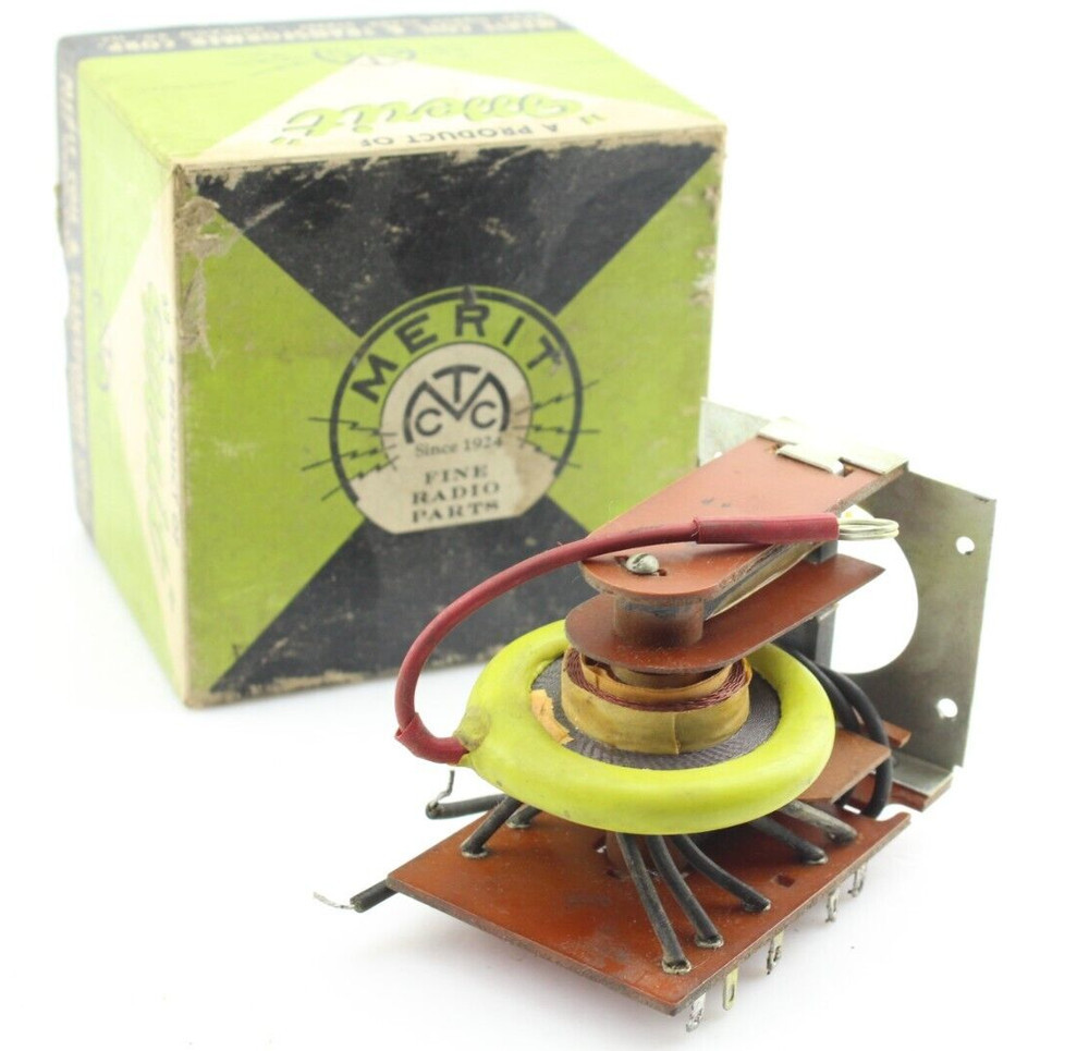 NOS Merit HVO-47 Horizontal Output Transformer Exact Replacement HOFFMAN 5156