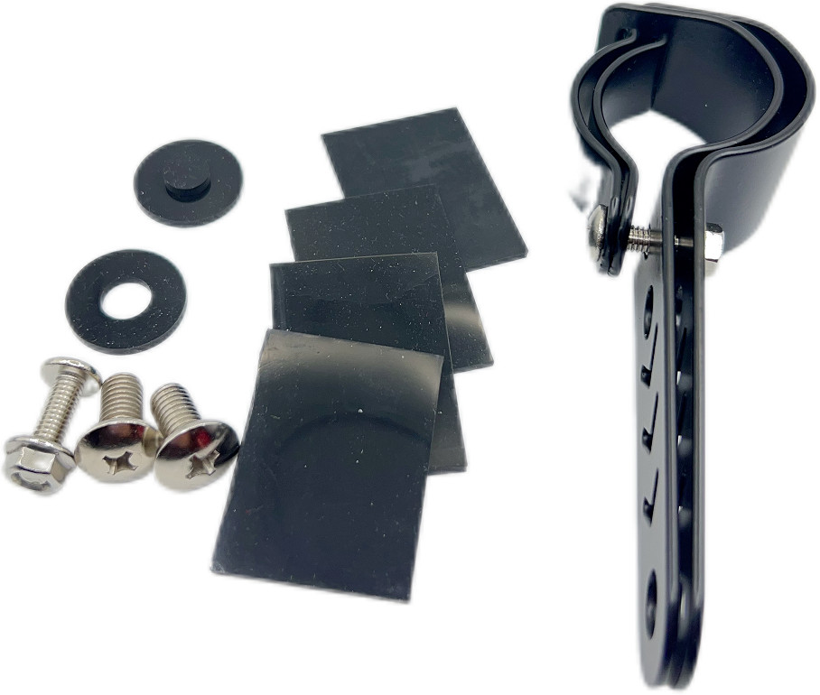 Steel Bracket and Nuts for Mounting  Headlight on Fat Tire E-bike Front Frame