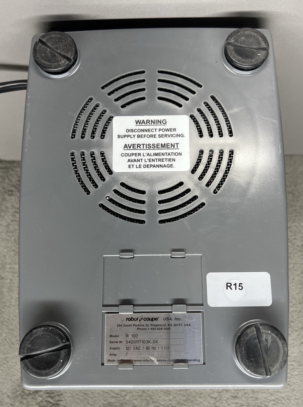 Robot Coupe R100 Commercial Food Processor – Tested & Working