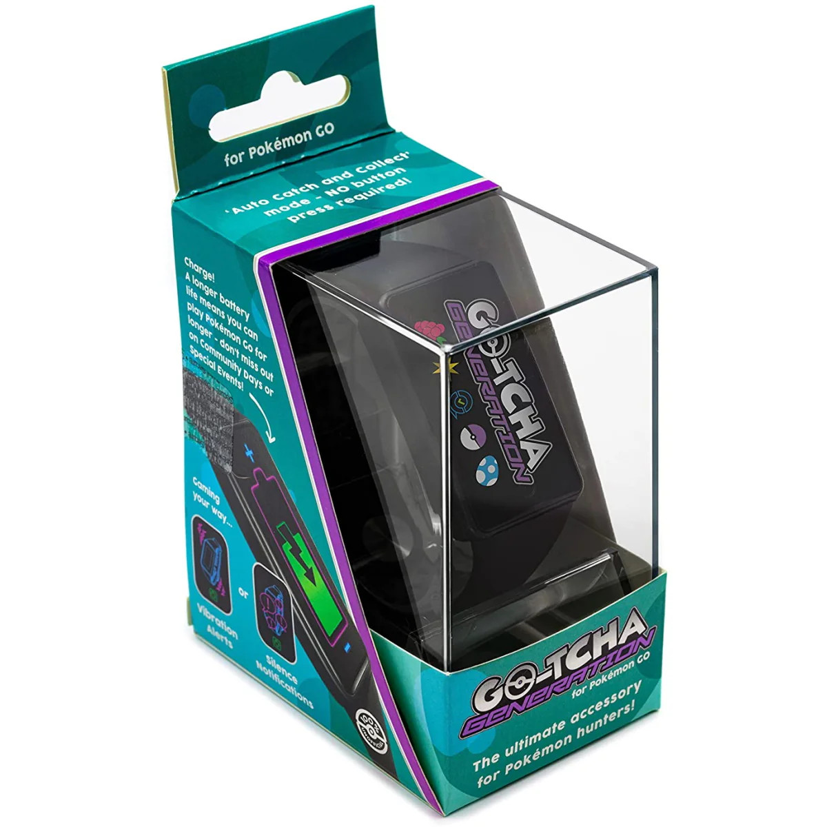 Datel Pokemon GO-TCHA Generation Wristband For Pokemon Go - iPhone & Android