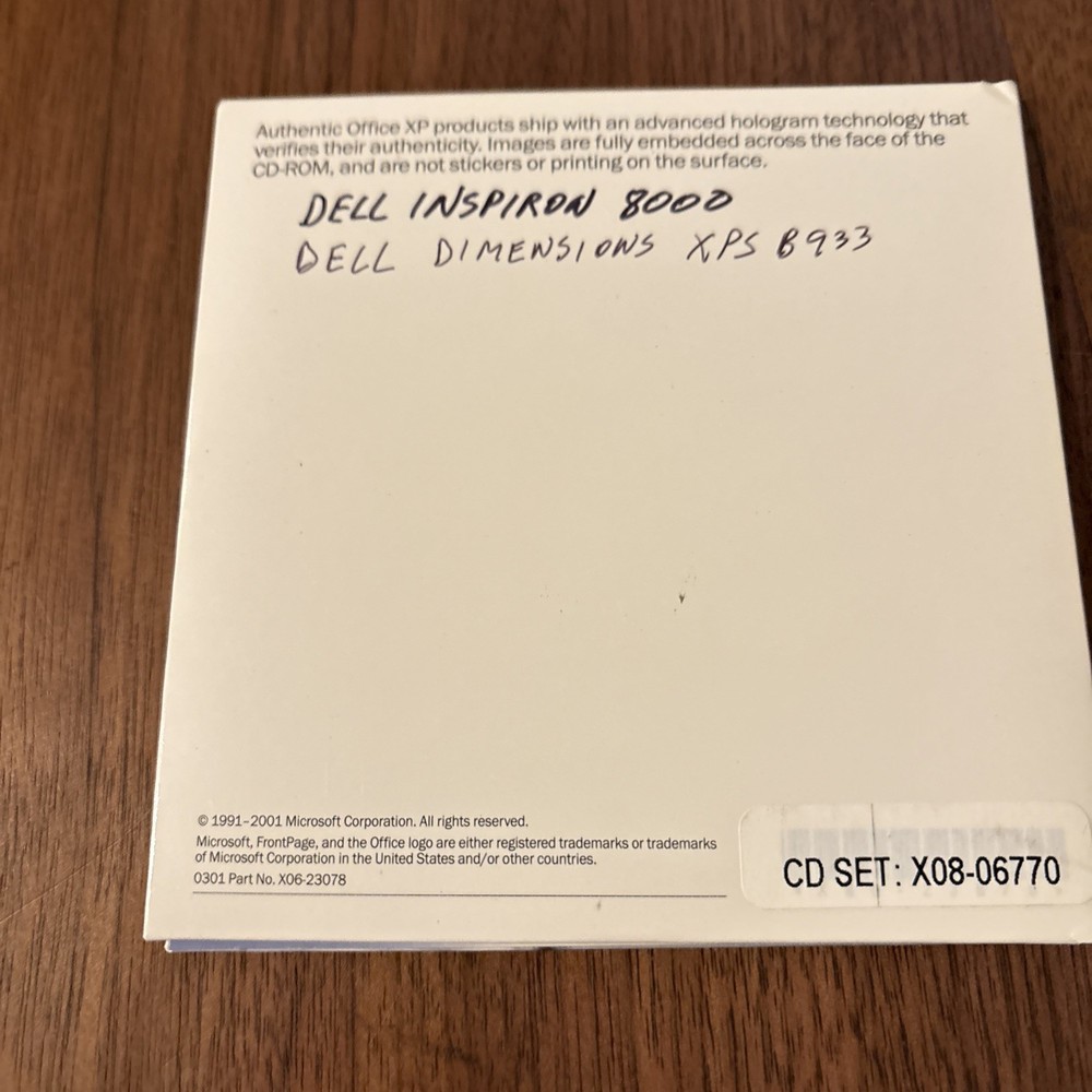 Microsoft Office XP Professional Full Version Special Edition m3