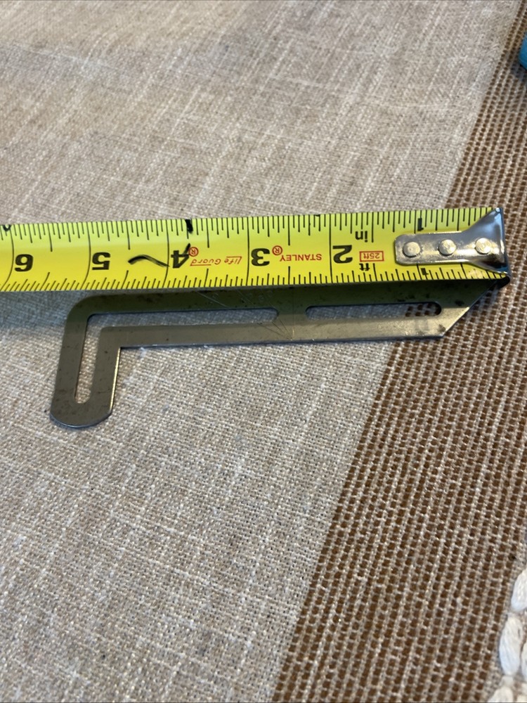 Vintage Bevel Ruler Part, Make Unknown Unmarked