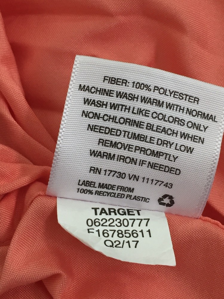 Room Essentials Sheet Fitted Twin Orange Polyester Fully Elasticized 2 Pockets