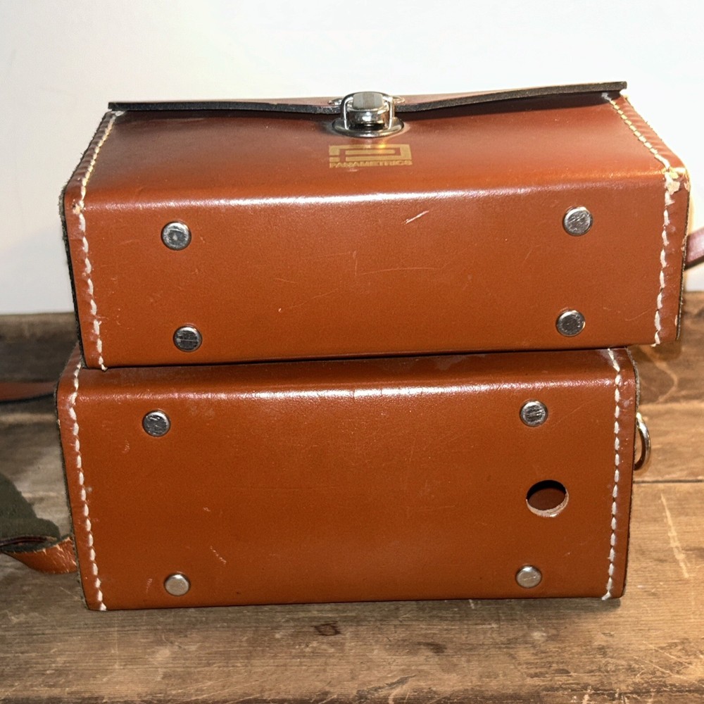 Panametrics Leather Hard CASE carrying case for Electronics (CASE ONLY)