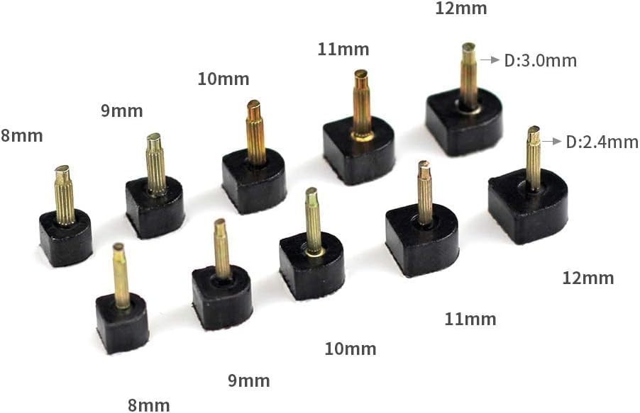 Essential Heel Tips Replacement Kit: 20 Pairs with Noise-Reducing Features