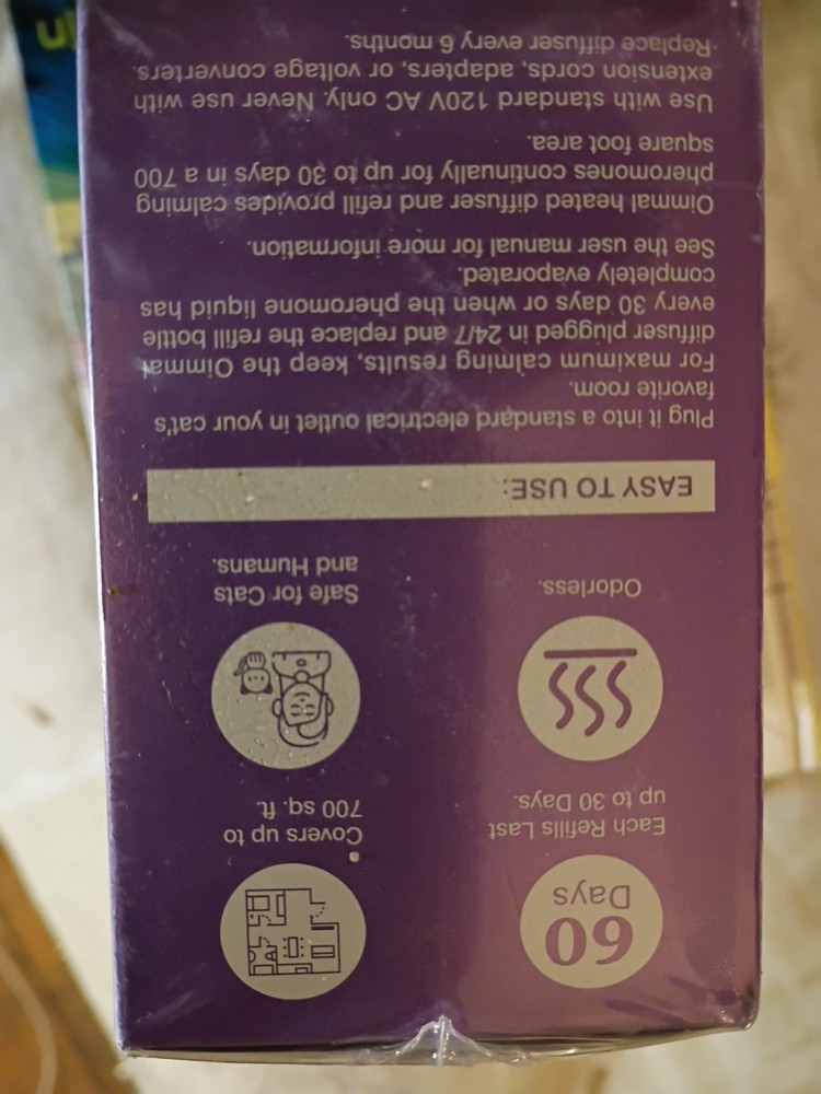 Pabedo Calming pheromone Diffuser Kit And 2 Refills for cats