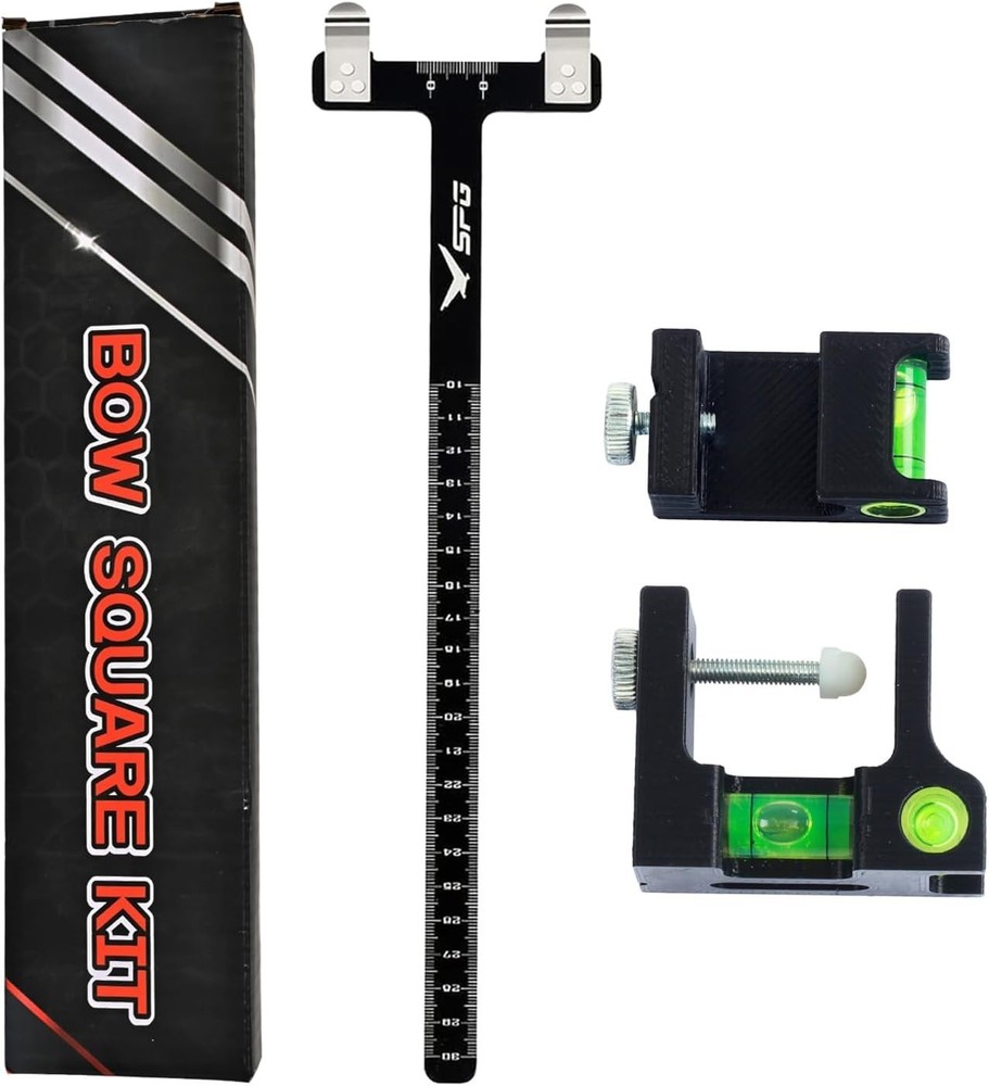 Bow Square Bow Level Kit 2 Pack Archery Bow String Level Turning Kit and T Sh...