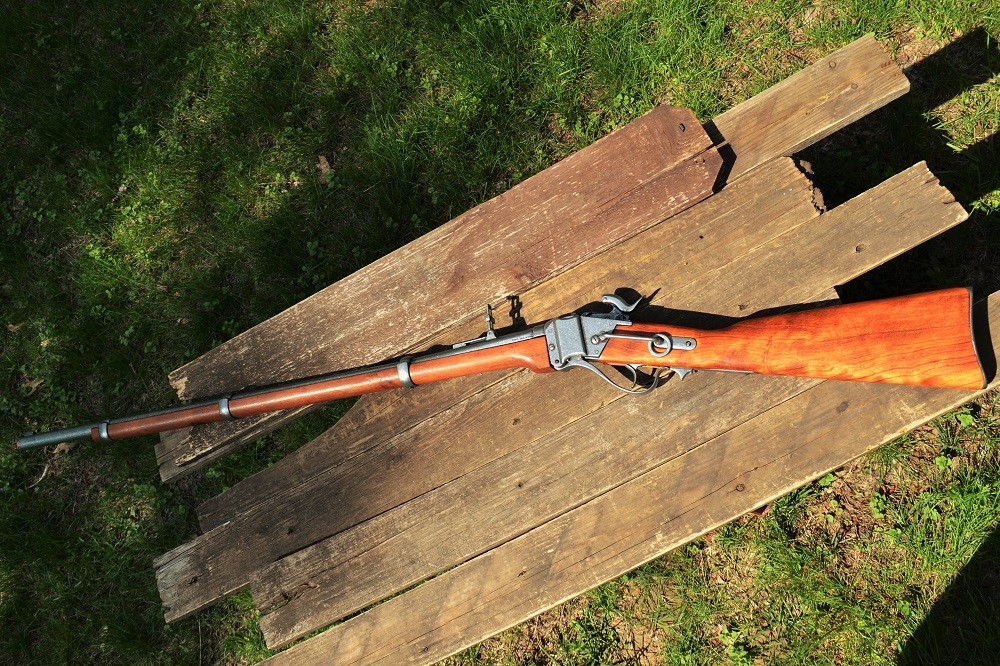 Sharps 1859 Military Civil War Rifle - Old West - Union Cavalry - Denix Replica