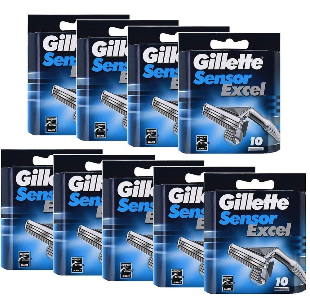 Gillette Sensor Excel Razor Blades - 90 Cartridges