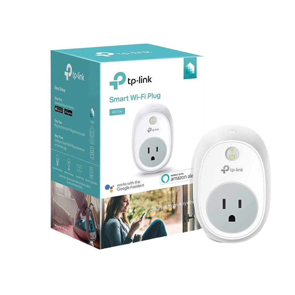TP-Link HS100 Wi-Fi Smart Plug Works With Amazon -Alexa- Google Assistant