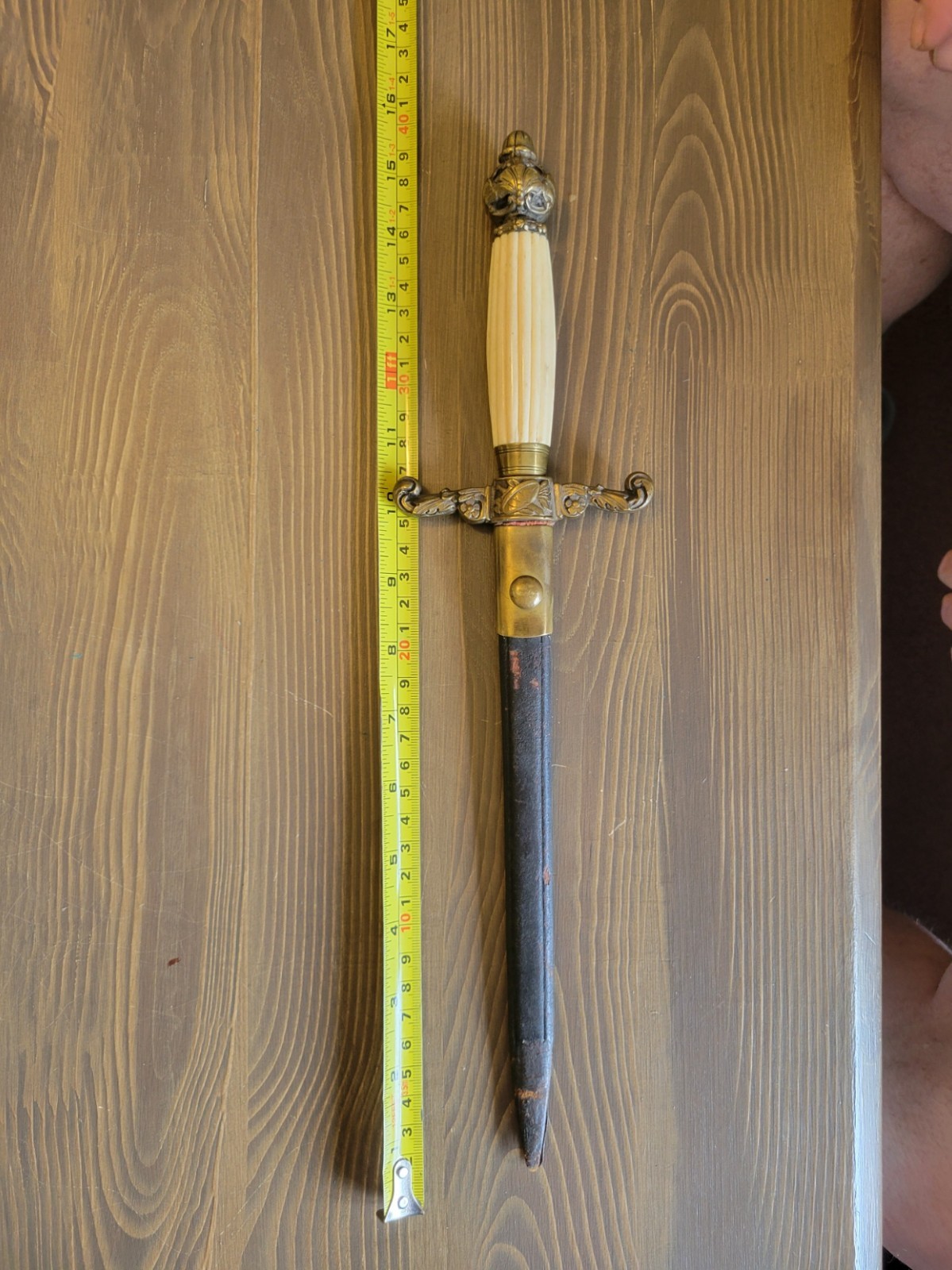 NICE! Pre-Civil War Mid Shipmans Dagger w/Original Sheath