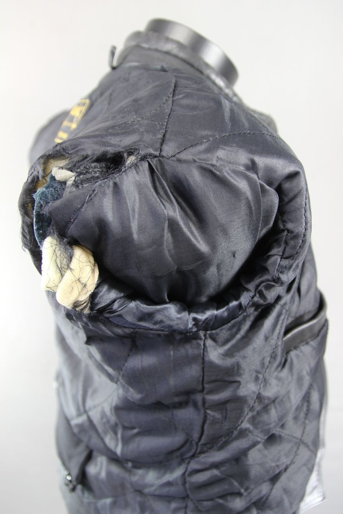 CLASSIC BLACK DYNAMIC LEATHERS COWHIDE BIKER JACKET SIZE 12