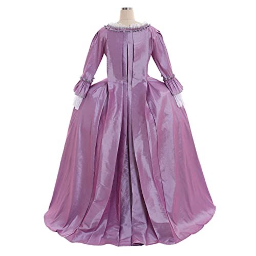 Women's Queen Marie Antoinette Rococo Ball Gown Gothic X-Large Purple